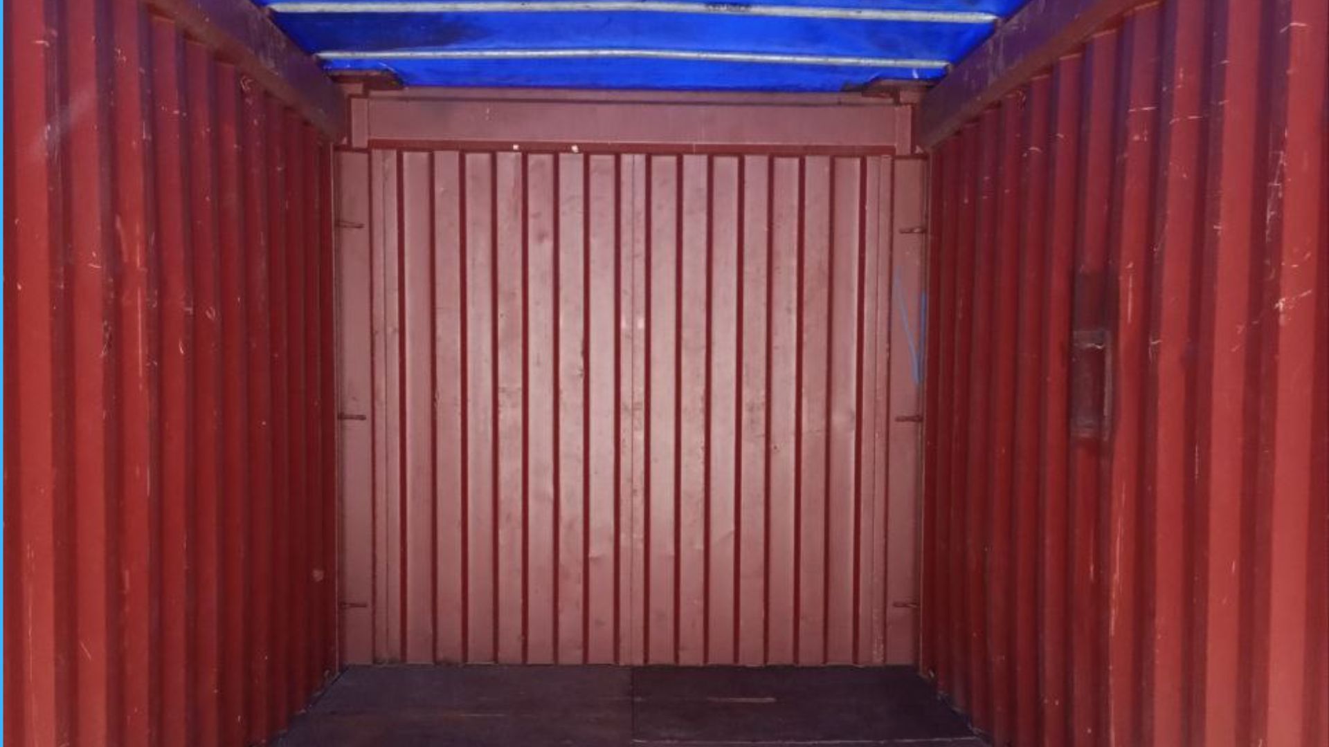 40ft open top container